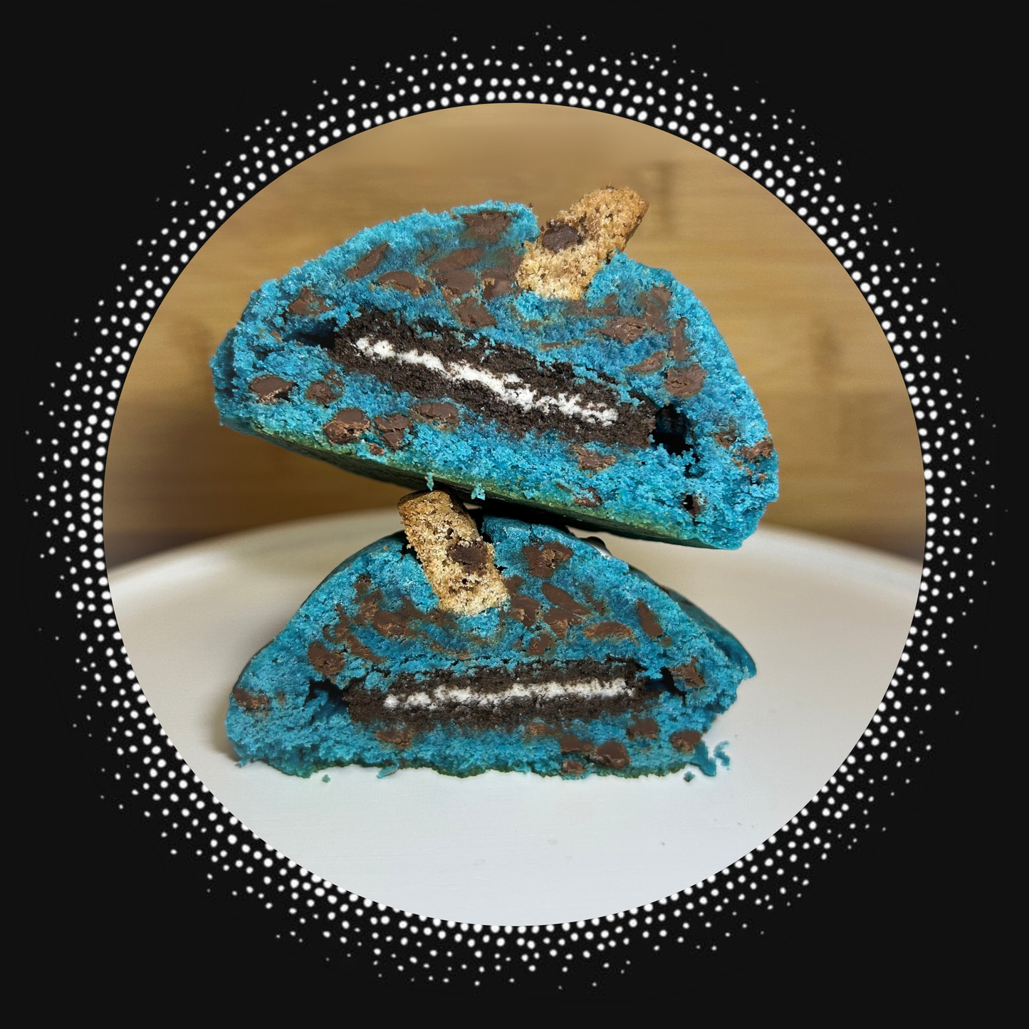 Cookie Nom'sterTexas Sized Stuffed Cookie