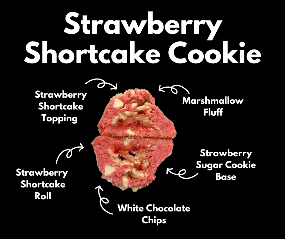 Strawberry Shortcake Texas Sized Stuffed Cookie