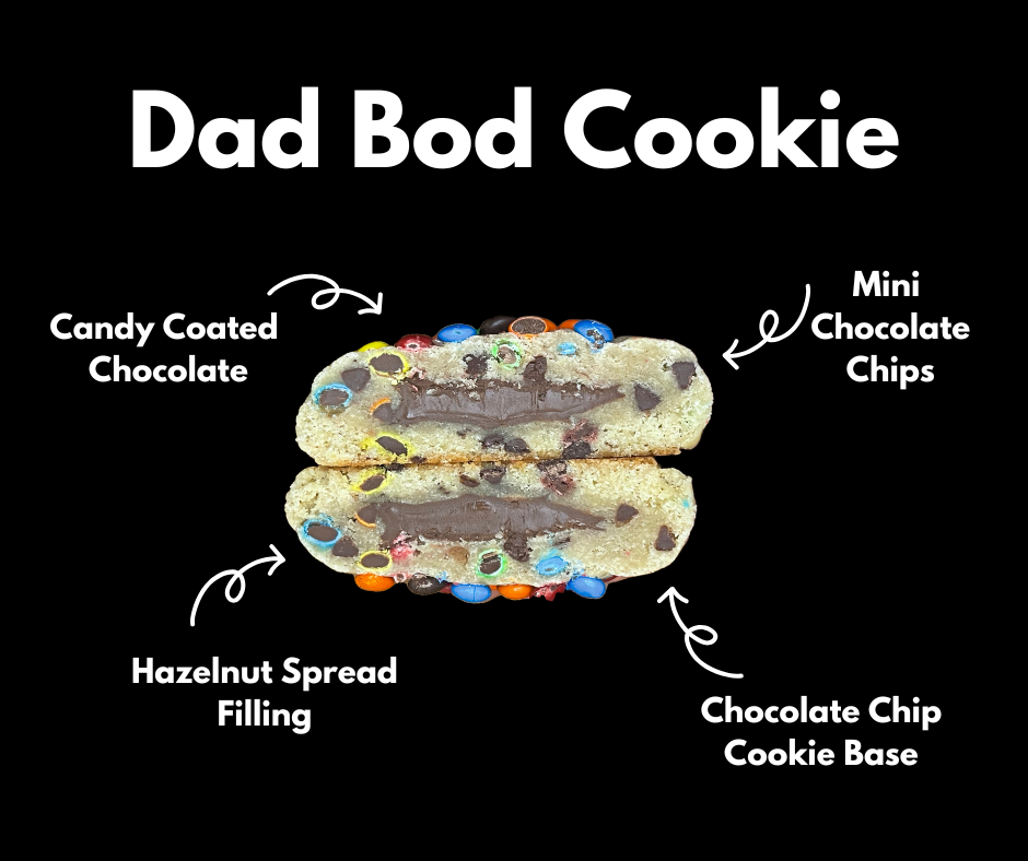 Dad Bod Texas Sized Stuffed Cookie