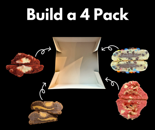 Build-a-Box: 4-Pack of Texas-Sized Stuffed Cookies