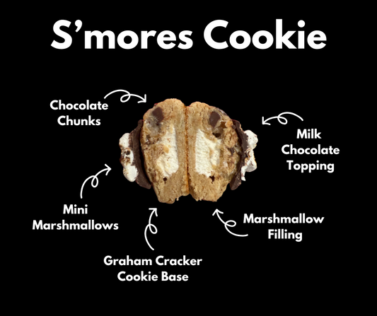 S'mores Texas Size Stuffed Cookie